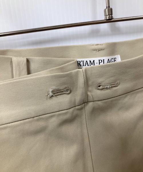R'IAM-Plage（リアムプラージュ）R'IAM-PLAGE (リアムプラージュ) R’IAM タックドスカート ベージュ サイズ:36の古着・服飾アイテム