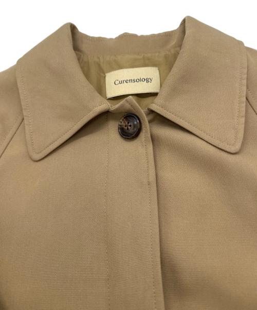 Curensology（カレンソロジー）Curensology (カレンソロジー) ステンカラーコート ベージュ サイズ:36の古着・服飾アイテム