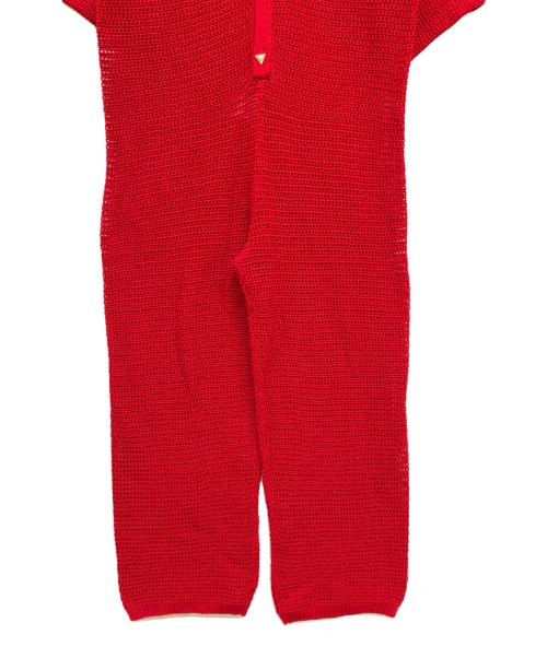 NKNIT（ンニット）NKNIT (ンニット) オールインワン レッド サイズ:SIZE 1 未使用品の古着・服飾アイテム