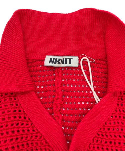 NKNIT（ンニット）NKNIT (ンニット) オールインワン レッド サイズ:SIZE 1 未使用品の古着・服飾アイテム