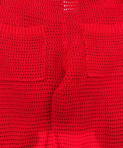 NKNIT（ンニット）NKNIT (ンニット) オールインワン レッド サイズ:SIZE 1 未使用品の古着・服飾アイテム