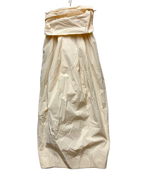 ETRE TOKYO（エトレトウキョウ）ETRE TOKYO (エトレトウキョウ) ウエストベルト2wayロングスカート アイボリー サイズ:Sの古着・服飾アイテム