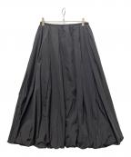 ETRE TOKYOエトレトウキョウ）の古着「ナイロンバルーンボリュームスカート」｜ブラック