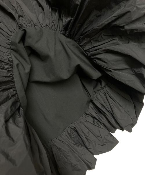 ETRE TOKYO（エトレトウキョウ）ETRE TOKYO (エトレトウキョウ) ナイロンバルーンボリュームスカート ブラック サイズ:Sの古着・服飾アイテム