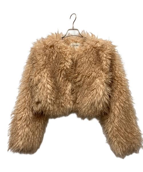 THE TOE（ザ・トゥー）THE TOE (ザ・トゥー) LANE FUR COAT ベージュ サイズ:Sの古着・服飾アイテム