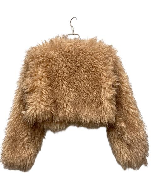 THE TOE（ザ・トゥー）THE TOE (ザ・トゥー) LANE FUR COAT ベージュ サイズ:Sの古着・服飾アイテム
