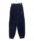 T by ALEXANDER WANGティーバイアレキサンダーワン）の古着「Velvet sweatpants(ベルベットスウェットパンツ)」｜ネイビー