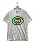 GUCCIグッチ）の古着「インターロッキングGオバーサイズTシャツ」｜ホワイト