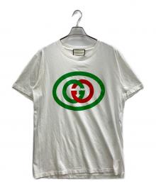 GUCCI（グッチ）の古着「インターロッキングGオバーサイズTシャツ」｜ホワイト