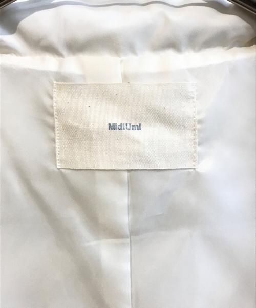 Midi-Umi（ミディウミ）Midi-Umi (ミディウミ) ハイネックダウンベスト ホワイト サイズ:Freeの古着・服飾アイテム