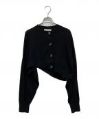 ENFOLDエンフォルド）の古着「MICRO-MINI CARDIGAN」｜ブラック