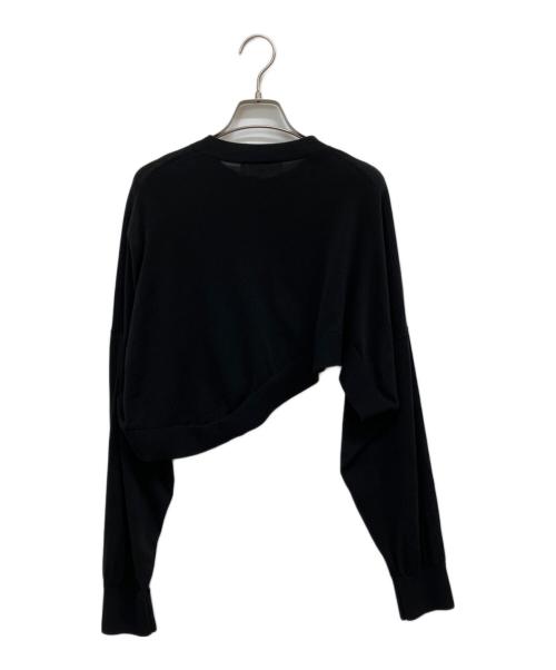 ENFOLD（エンフォルド）ENFOLD (エンフォルド) MICRO-MINI CARDIGAN ブラック サイズ:38の古着・服飾アイテム