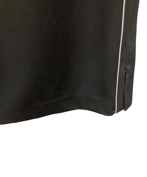 K.T KIYOKO TAKASE（ケーティー キヨコタカセ）K.T KIYOKO TAKASE (ケーティー キヨコタカセ) ツイルストレッチサイドライントラックパンツ ブラック サイズ:Fの古着・服飾アイテム