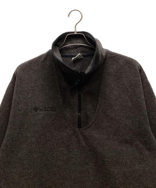Columbia（コロンビア）Columbia (コロンビア) ハーフジッププルオーバー ブラウン サイズ:Mの古着・服飾アイテム