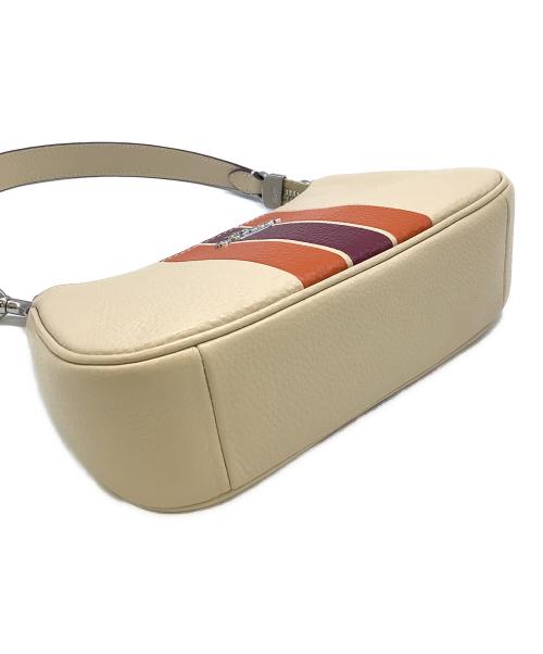COACH（コーチ）COACH (コーチ) テリ ミニ クロスボディバッグ・ストライプ アイボリーの古着・服飾アイテム