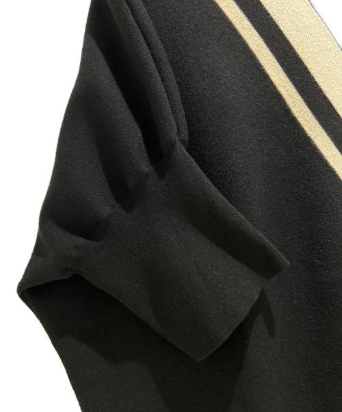LE PHIL（ル フィル）LE PHIL (ル フィル) ラインオーバーワンピース ブラック サイズ:1の古着・服飾アイテム