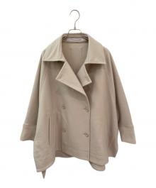 COGTHEBIGSMOKE（コグザビッグスモーク）の古着「GWYNETH PEACOAT」｜ベージュ