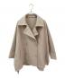 COGTHEBIGSMOKE（コグザビッグスモーク）の古着「GWYNETH PEACOAT」｜ベージュ