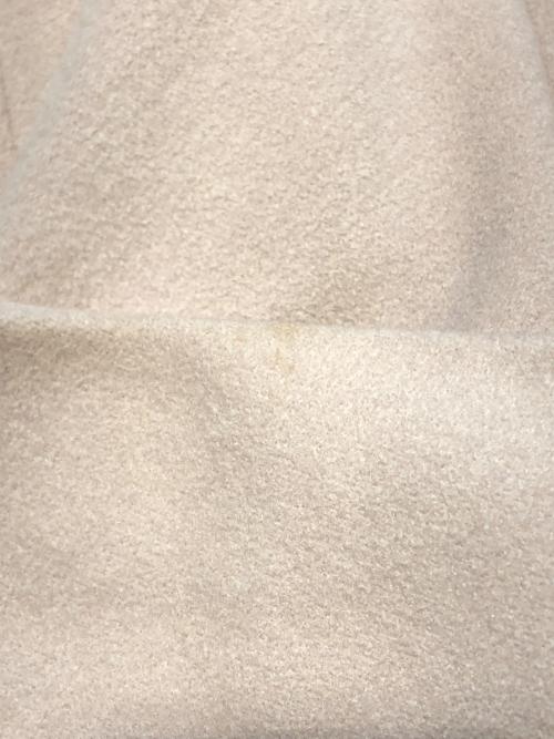 MaxMara（マックスマーラ）MaxMara (マックスマーラ) アンゴラシルクブレンド ベルテッドチェスターロングコート ベージュ サイズ:40の古着・服飾アイテム