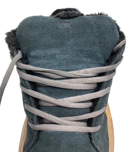 ERL（イーアールエル）ERL (イーアールエル) SUEDE VAMP SKATE SNEAKER ブラック サイズ:10の古着・服飾アイテム