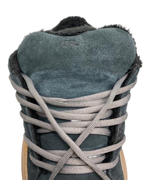 ERL（イーアールエル）ERL (イーアールエル) SUEDE VAMP SKATE SNEAKER ブラック サイズ:10の古着・服飾アイテム