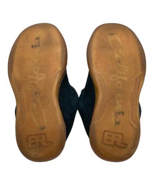 ERL（イーアールエル）ERL (イーアールエル) SUEDE VAMP SKATE SNEAKER ブラック サイズ:10の古着・服飾アイテム