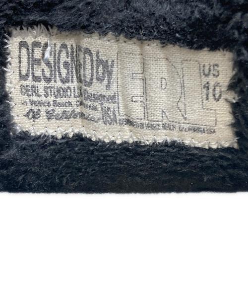 ERL（イーアールエル）ERL (イーアールエル) SUEDE VAMP SKATE SNEAKER ブラック サイズ:10の古着・服飾アイテム