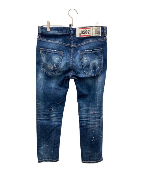 DSQUARED2（ディースクエアード）DSQUARED2 (ディースクエアード) Cool Girl Cropped Jean/クール・ガール・クロップド・ジーン インディゴ サイズ:36の古着・服飾アイテム