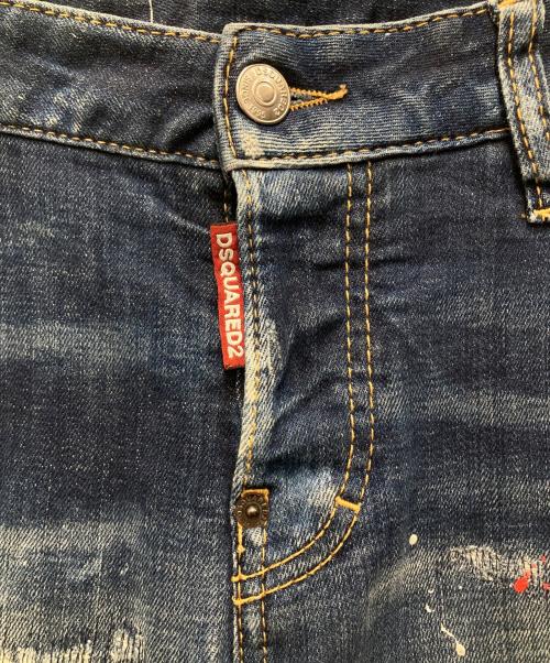 DSQUARED2（ディースクエアード）DSQUARED2 (ディースクエアード) Cool Girl Cropped Jean/クール・ガール・クロップド・ジーン インディゴ サイズ:36の古着・服飾アイテム