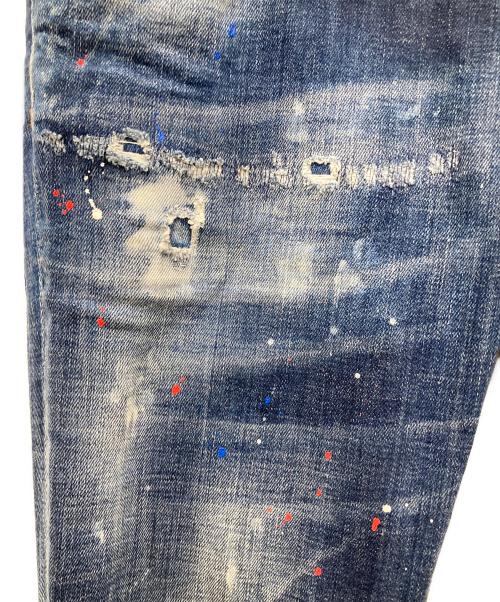 DSQUARED2（ディースクエアード）DSQUARED2 (ディースクエアード) Cool Girl Cropped Jean/クール・ガール・クロップド・ジーン インディゴ サイズ:36の古着・服飾アイテム