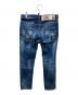DSQUARED2 (ディースクエアード) Cool Girl Cropped Jean/クール・ガール・クロップド・ジーン インディゴ サイズ:36：9000円