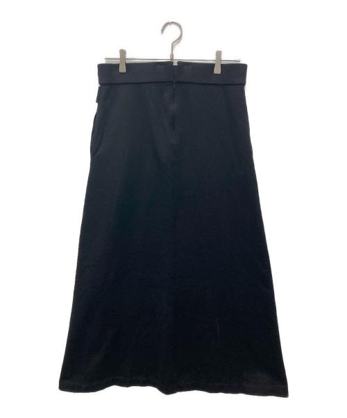 ADORE（アドーア）ADORE (アドーア) ブラッシュドスウェットスカート ブラック サイズ:38の古着・服飾アイテム
