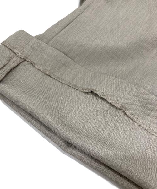 STUDIOUS（ステュディオス）STUDIOUS (ステュディオス) Leather Belted Trousers ベージュ サイズ:2の古着・服飾アイテム