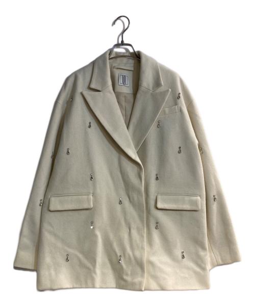 Ameri（アメリ）AMERI (アメリ) UND ELSA BIJOU WOOL JACKET アイボリー サイズ:Ｓの古着・服飾アイテム