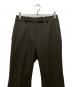 CLANE (クラネ) BACK PLEATS FLARE PANTS カーキ サイズ:2 未使用品：11000円