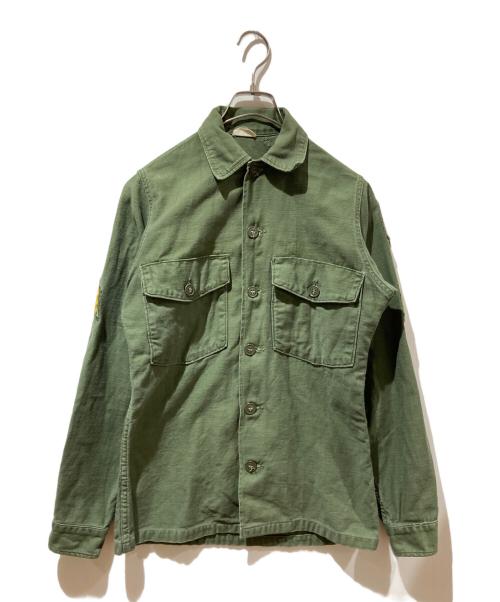 ー（ー）ー (ー) 60S US ARMY ミリタリージャケット グリーン サイズ:13 1/2の古着・服飾アイテム