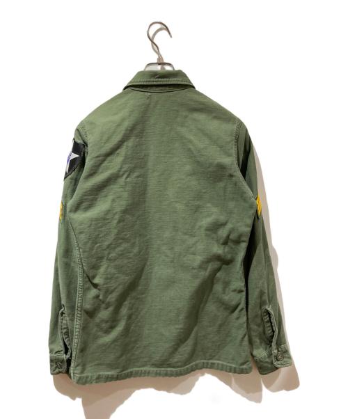 ー（ー）ー (ー) 60S US ARMY ミリタリージャケット グリーン サイズ:13 1/2の古着・服飾アイテム