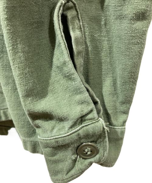 ー（ー）ー (ー) 60S US ARMY ミリタリージャケット グリーン サイズ:13 1/2の古着・服飾アイテム