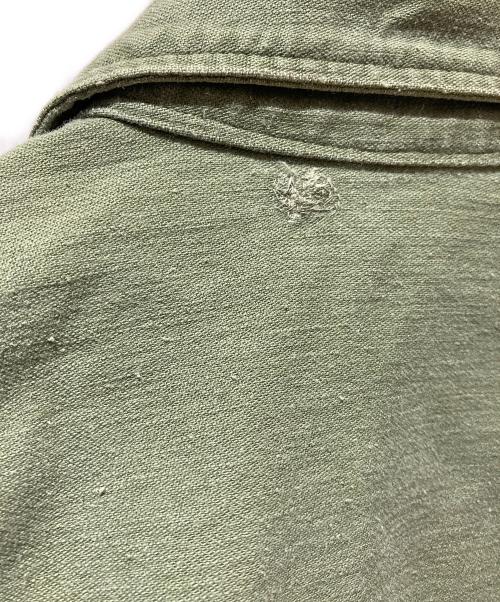 ー（ー）ー (ー) 60S US ARMY ミリタリージャケット グリーン サイズ:13 1/2の古着・服飾アイテム
