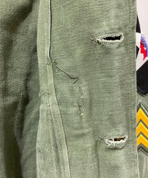 ー（ー）ー (ー) 60S US ARMY ミリタリージャケット グリーン サイズ:13 1/2の古着・服飾アイテム