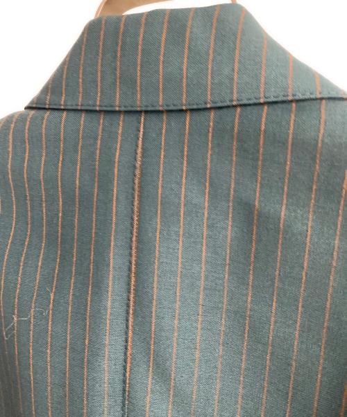 PRADA（プラダ）PRADA (プラダ) ダブルジャケット グリーン サイズ:46の古着・服飾アイテム