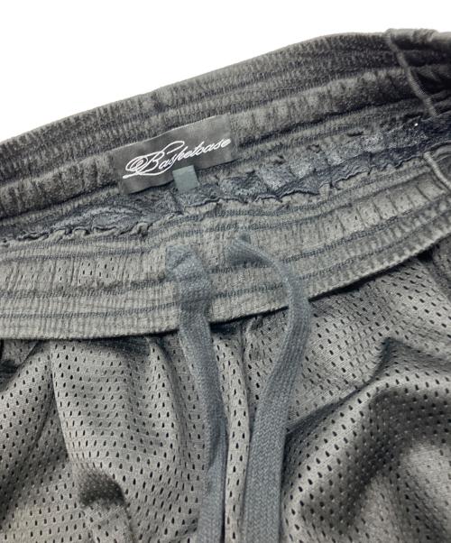 basketcase（バスケットケース）basketcase (バスケットケース) サイドラインメッシュショーツ ブラック サイズ:Sの古着・服飾アイテム