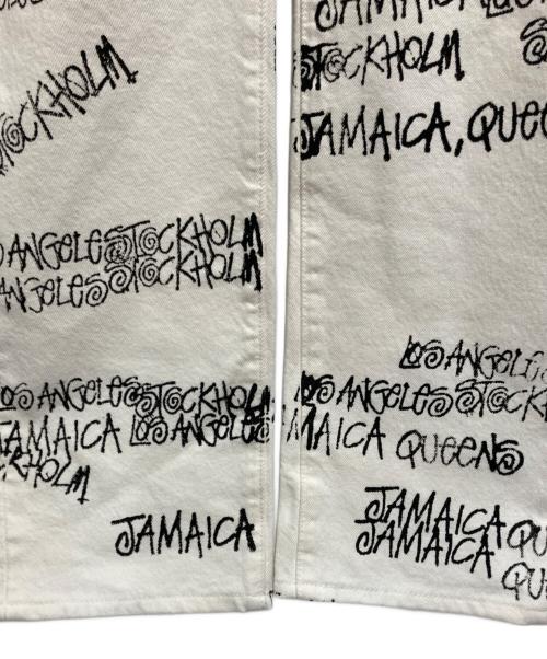 Denim Tears（デニムティアーズ）Denim Tears (デニムティアーズ) LEVI'S (リーバイス) STUSSY×OUR LEGACY (ストゥーシー×アワーレガシー) デニムパンツ ホワイト サイズ:76cm (W30)の古着・服飾アイテム