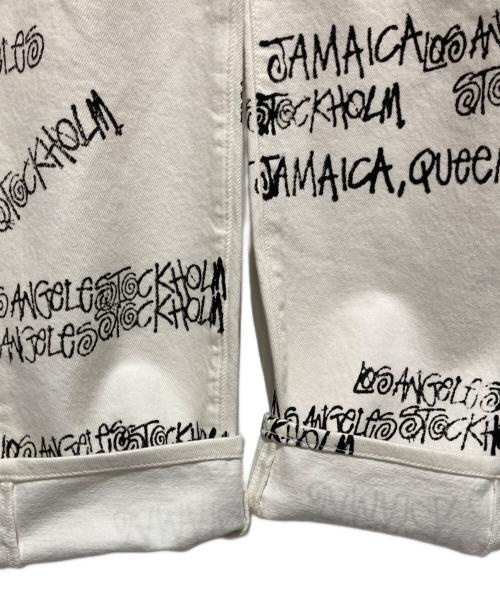 Denim Tears（デニムティアーズ）Denim Tears (デニムティアーズ) LEVI'S (リーバイス) STUSSY×OUR LEGACY (ストゥーシー×アワーレガシー) デニムパンツ ホワイト サイズ:76cm (W30)の古着・服飾アイテム