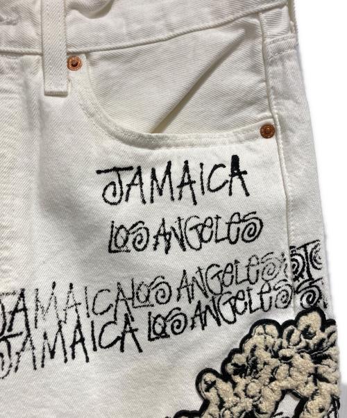 Denim Tears（デニムティアーズ）Denim Tears (デニムティアーズ) LEVI'S (リーバイス) STUSSY×OUR LEGACY (ストゥーシー×アワーレガシー) デニムパンツ ホワイト サイズ:76cm (W30)の古着・服飾アイテム