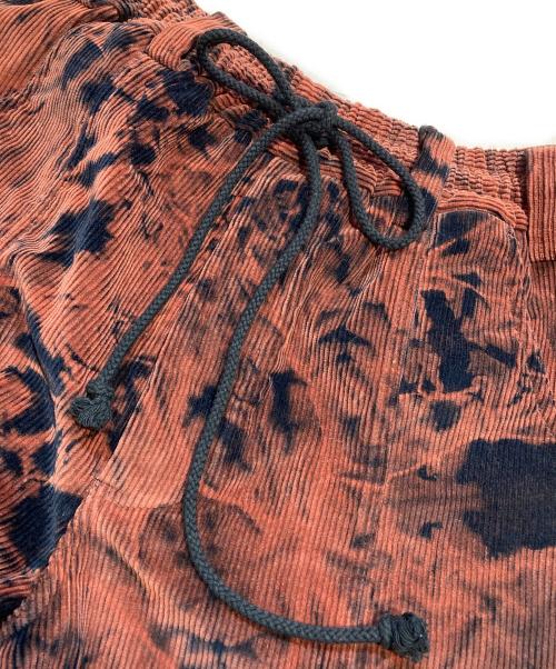 song for the mute（ソングフォーザミュート）Song for the Mute (ソングフォーザミュート) TABBED CARGO PANT オレンジ×ブラック サイズ:46の古着・服飾アイテム