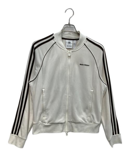 adidas（アディダス）adidas (アディダス) WALES BONNER (ウェールズボナー) Statement Track Top ホワイト×ブラウン サイズ:Mの古着・服飾アイテム