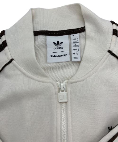 adidas（アディダス）adidas (アディダス) WALES BONNER (ウェールズボナー) Statement Track Top ホワイト×ブラウン サイズ:Mの古着・服飾アイテム