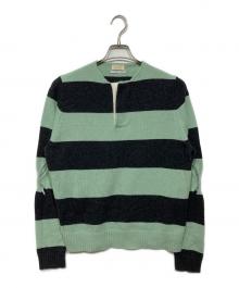 STEFAN COOKE（ステファンクック）の古着「Rugby Jumper」｜グリーン×ブラック
