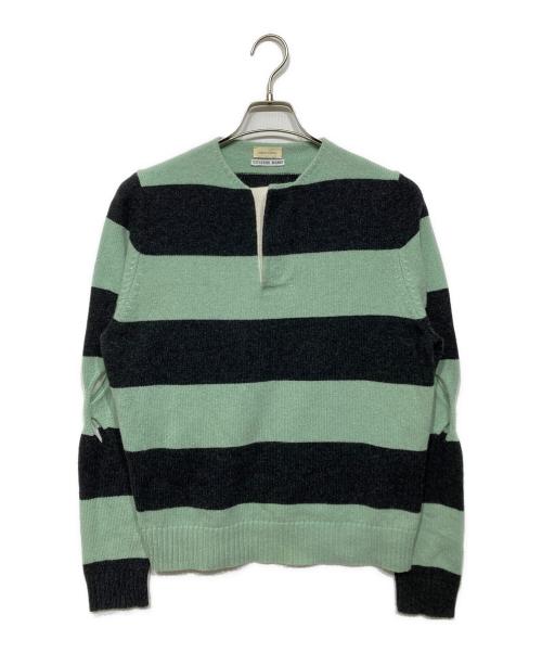 STEFAN COOKE（ステファンクック）STEFAN COOKE (ステファンクック) Rugby Jumper グリーン×ブラック サイズ:Sの古着・服飾アイテム